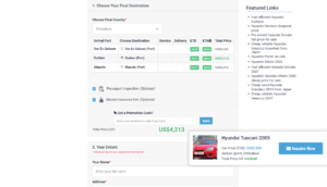 Car From Japan - Shipping Details