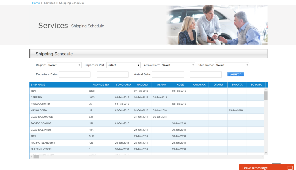 SBT Japan - Shipping Information