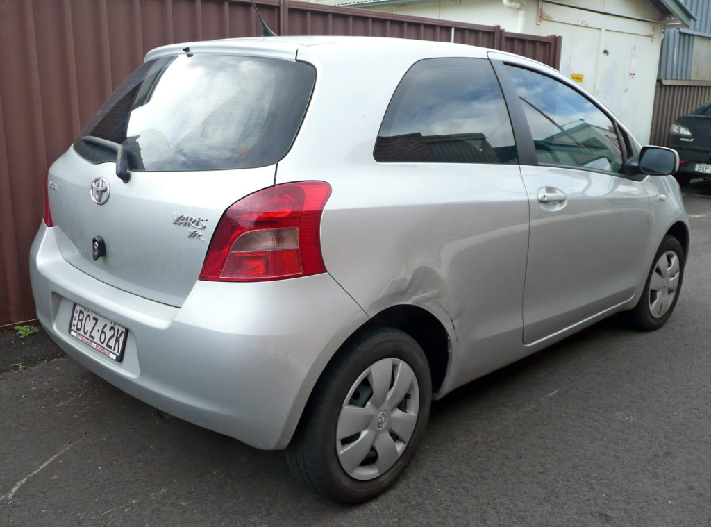 Toyota Yaris 2005 Rear