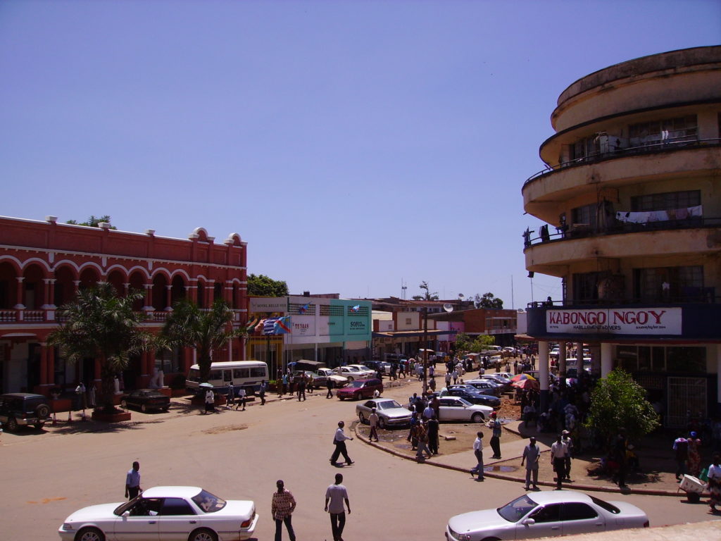 Image of downtown Lubumbashi in Congo