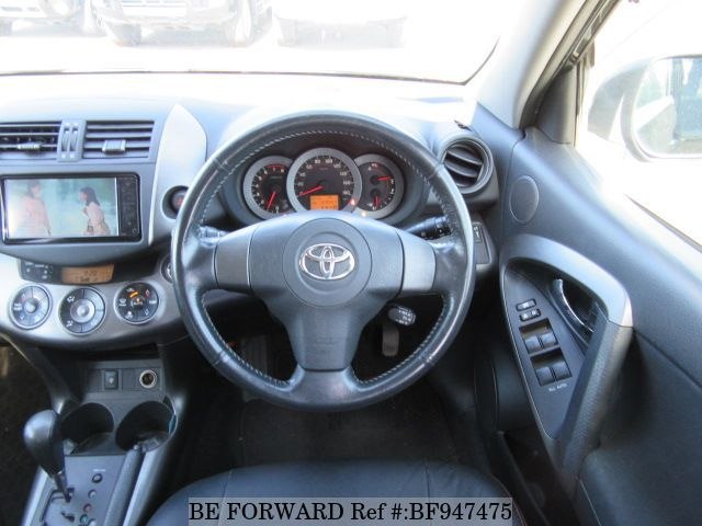 interior of a used toyota rav4 at be forward