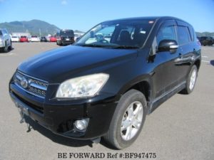 front of a used toyota rav4 at be forward japanese car exporter